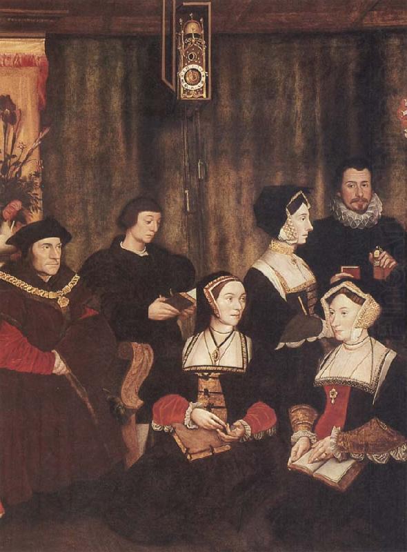Sir Thomas More and his family, Rowland Lockey